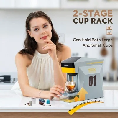 iCafilas Capadeli MAX Coffee Maker - Grey